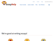 Tablet Screenshot of essayhelp.org